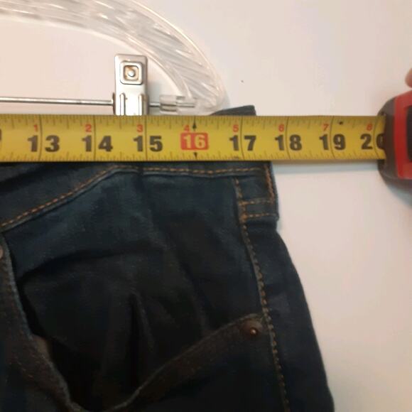 Levi's 541 Athletic Taper Stretch Mens Jeans 36x30 Dark Blue Whiskers 5 Pocket - Picture 6 of 8